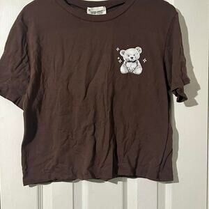 French pastry brown teddy bear